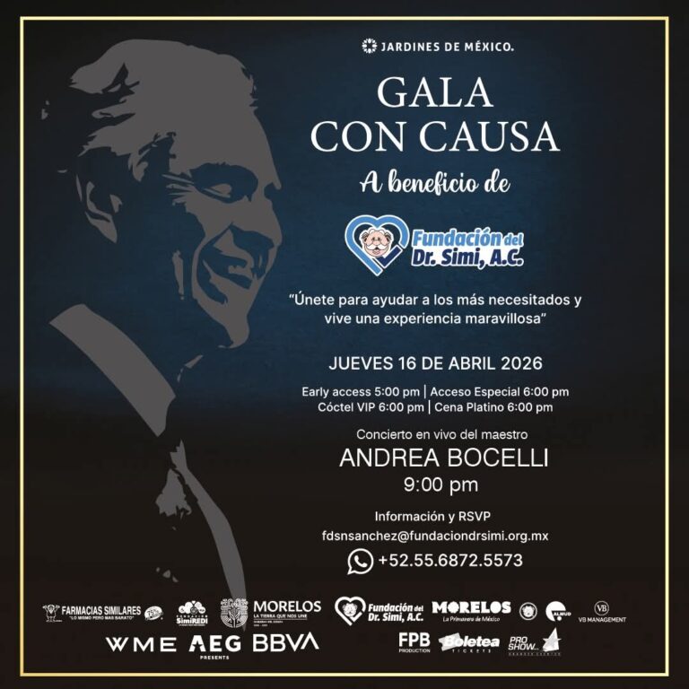 Gala Fundación Simi Jardines de México 16 de Abril 2016